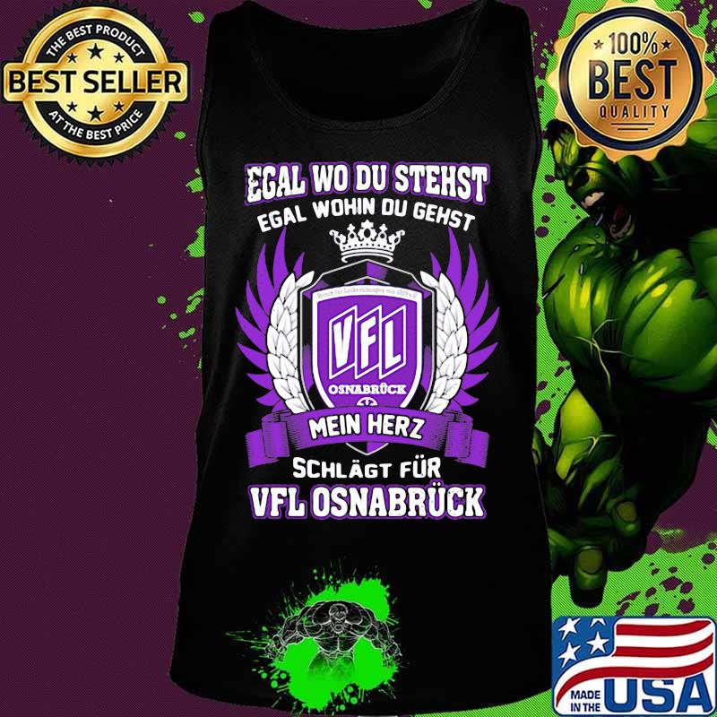 Egal Wo Du Stehst Egal Wohin Du Gehst Rapid Mein Herz Schagt Fur Vfl Crown Shirt Tank top Egal Wo Du Stehst Egal Wohin Du Gehst Rapid Mein Herz Schagt Fur Vfl Crown Shirt Tank top