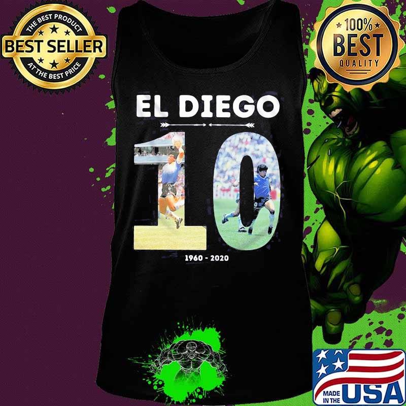 El Diego 10 Rip 1960 2020 Legend Football Shirt Tank top El Diego 10 Rip 1960 2020 Legend Football Shirt Tank top
