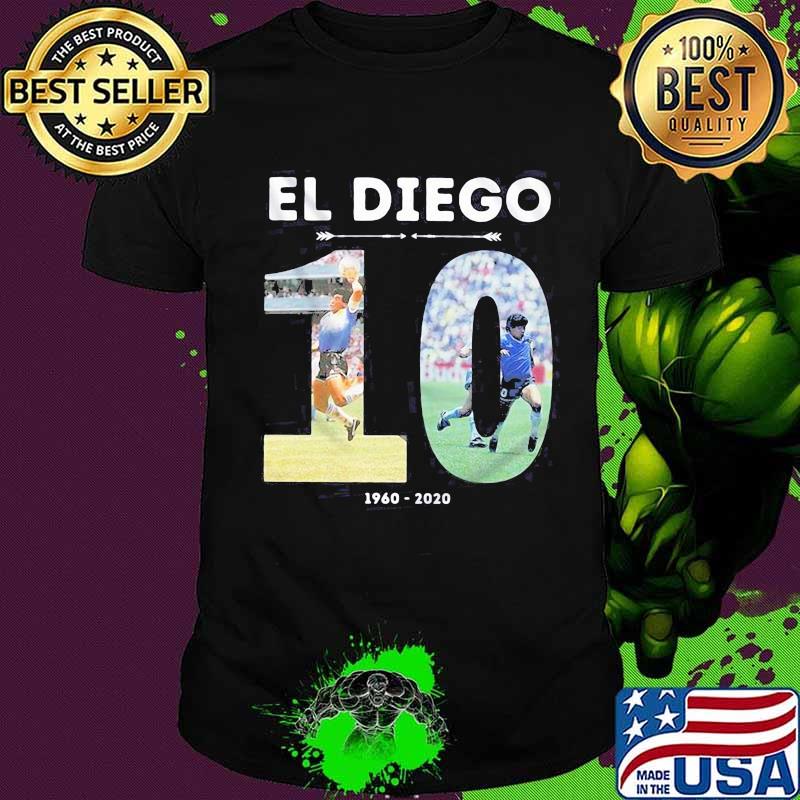 El Diego 10 Rip 1960 2020 Legend Football Shirt