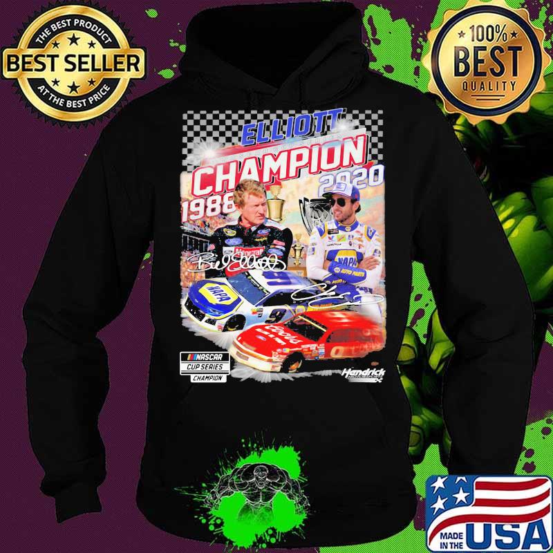 Elliott Champion 1988 2020 Hendrick Signatures Shirt Hoodie Elliott Champion 1988 2020 Hendrick Signatures Shirt Hoodie