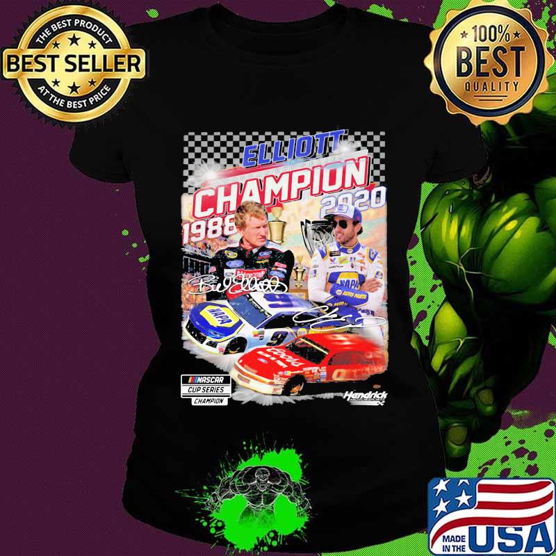 Elliott Champion 1988 2020 Hendrick Signatures Shirt Ladies tee Elliott Champion 1988 2020 Hendrick Signatures Shirt Ladies tee