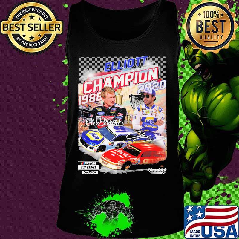 Elliott Champion 1988 2020 Hendrick Signatures Shirt Tank top Elliott Champion 1988 2020 Hendrick Signatures Shirt Tank top
