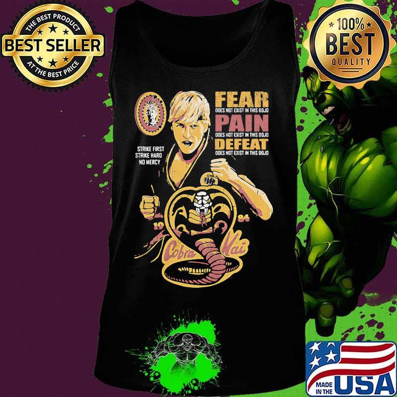 Fear pain defeat cobra mai s Tank top Fear pain defeat cobra mai s Tank top
