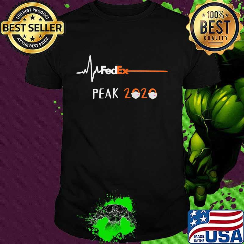 Fedex peak 2020 mask heartbeat shirt