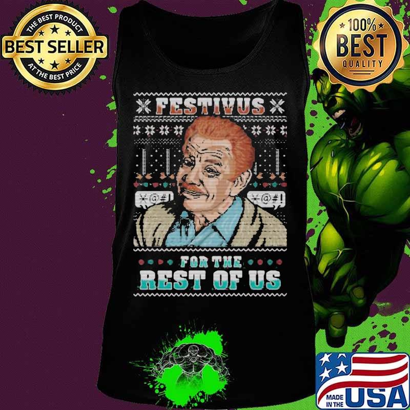Frank festivus for the rest of us ugly christmas s Tank top Frank festivus for the rest of us ugly christmas s Tank top