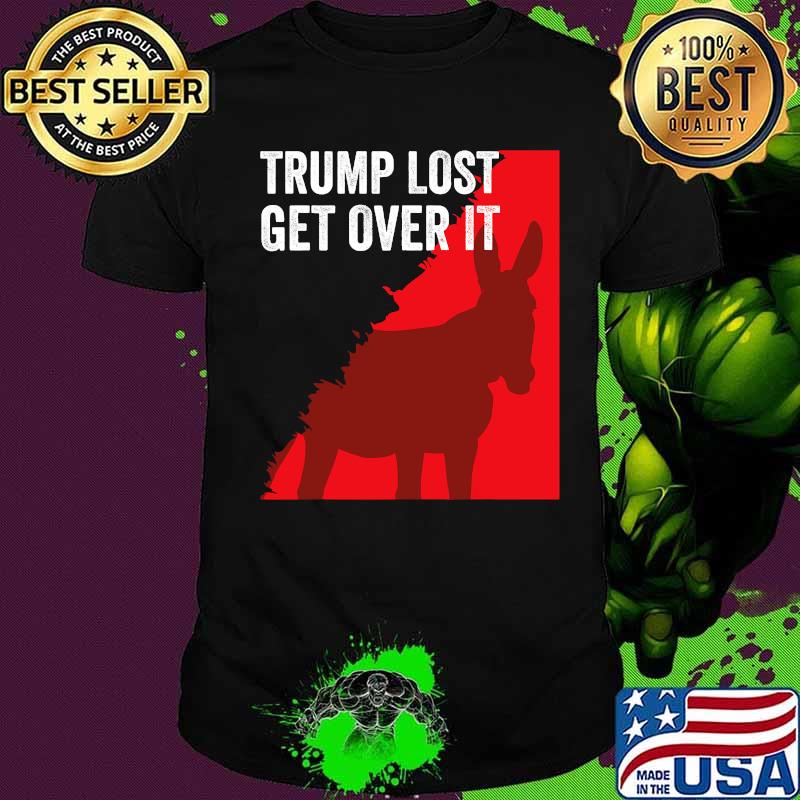 Goat trump lost get over it bye loser biden harris won 2020 shirt
