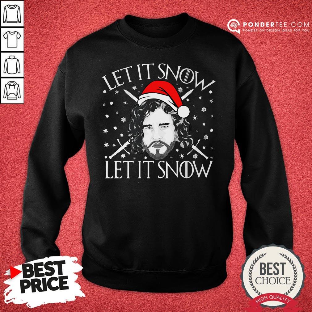 Good Jon Snow Let It Snow Let It Snow Christmas Shirt