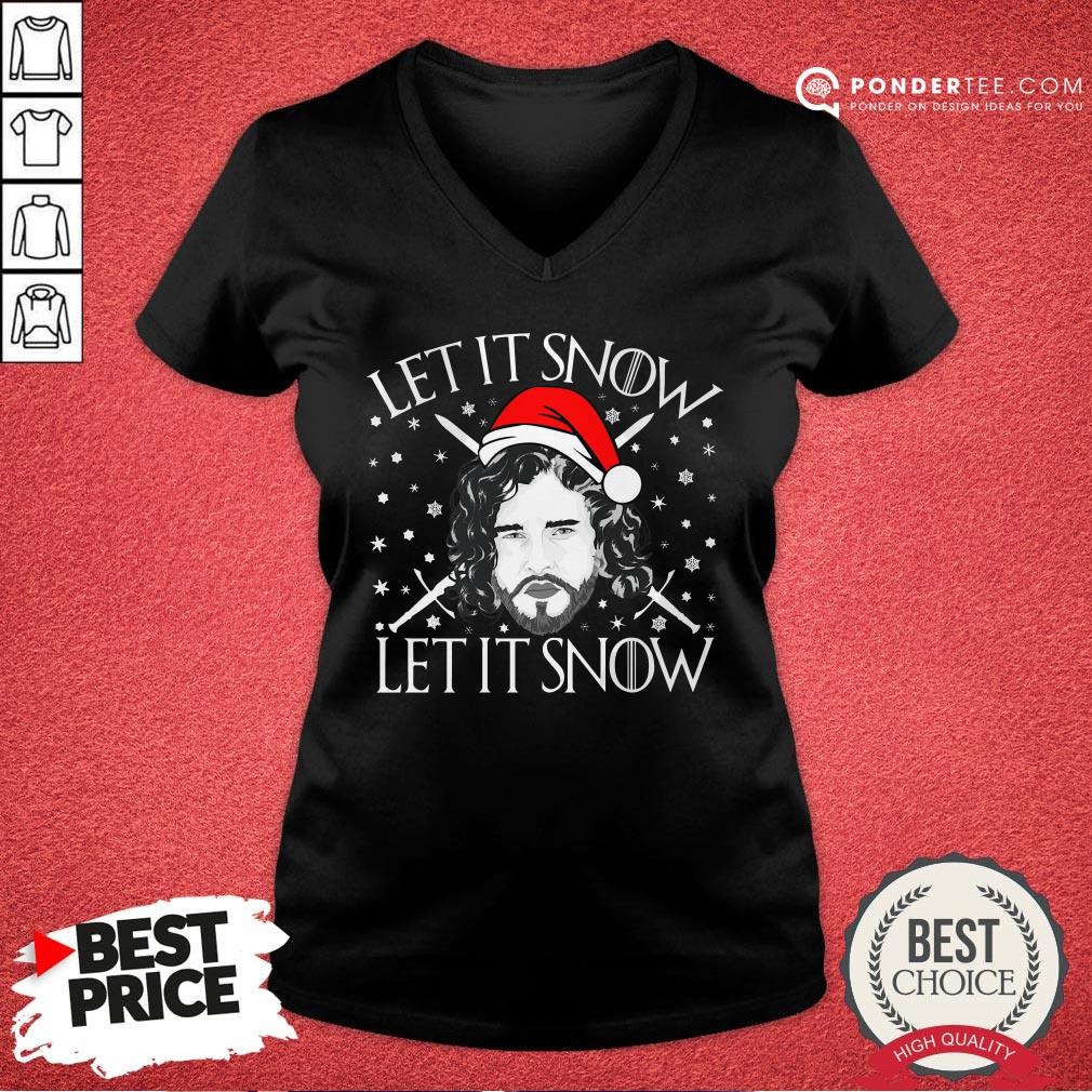 Good Jon Snow Let It Snow Let It Snow Christmas Shirt