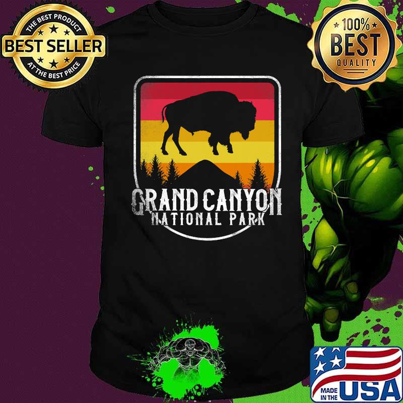Grand canyon national park distressed vintage retro shirt