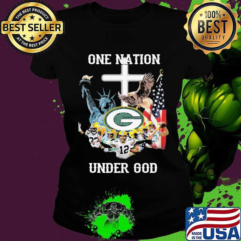 Green bay packers one nation under god s Ladies tee Green bay packers one nation under god s Ladies tee
