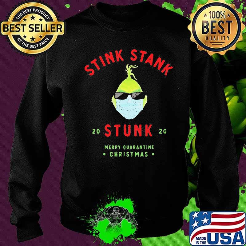Grinch mask stink stank stunk 2020 merry quarantine christmas s Sweater Grinch mask stink stank stunk 2020 merry quarantine christmas s Sweater