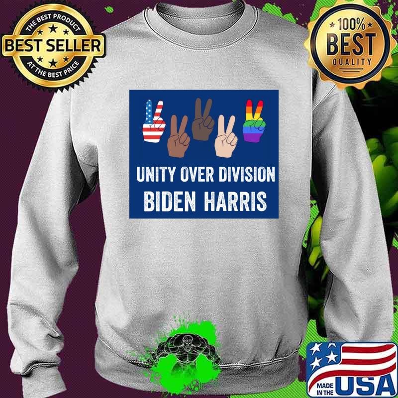 Hands Unity Over Division Joe Biden And Kamala Harris Shirt Sweater Hands Unity Over Division Joe Biden And Kamala Harris Shirt Sweater