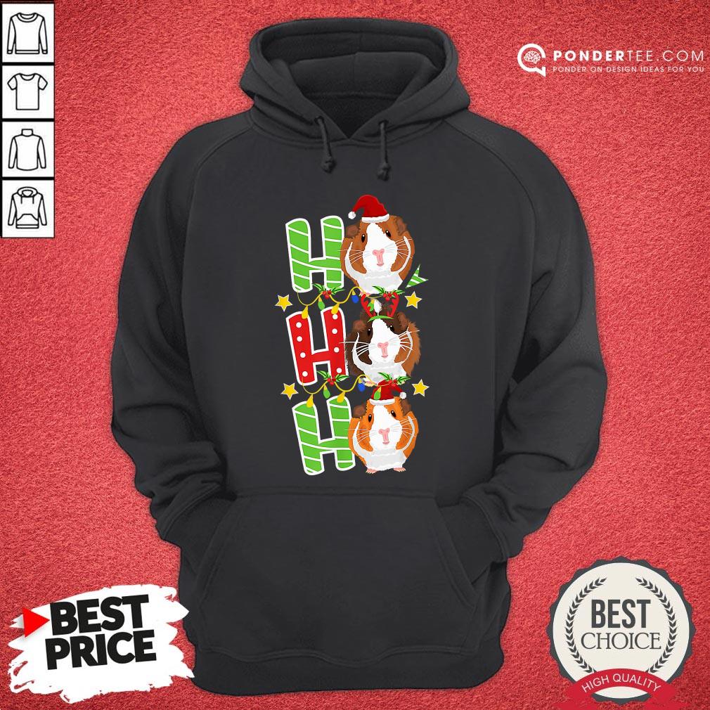 Happy Ho Ho Ho Christmas Xmas Guinea Pig Shirt
