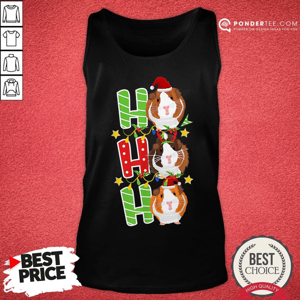 Happy Ho Ho Ho Christmas Xmas Guinea Pig Shirt