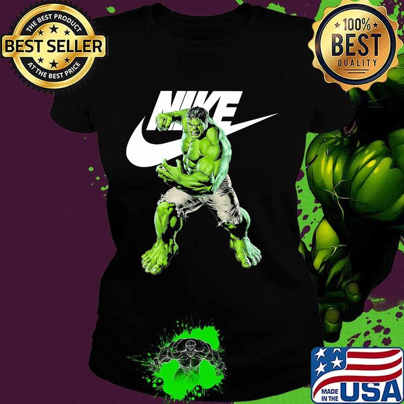 Hero hulk nike logo s Ladies tee Hero hulk nike logo s Ladies tee