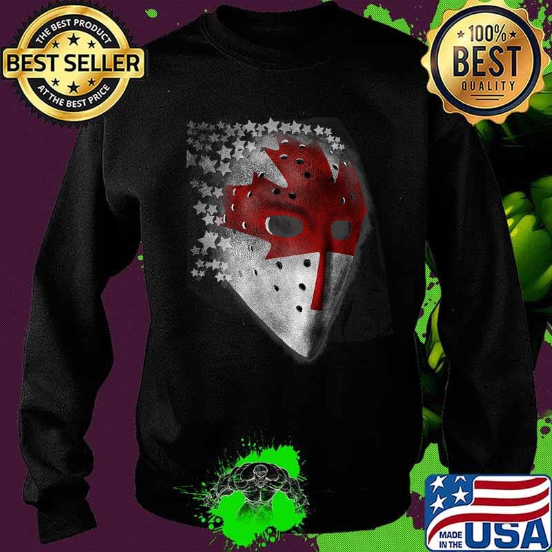 Hockey goalie vintage retro mask canadian flag goalies s Sweater Hockey goalie vintage retro mask canadian flag goalies s Sweater