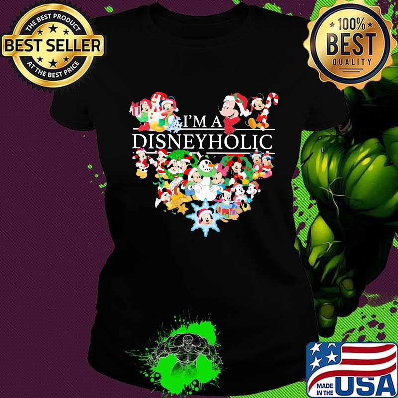 I'm a disney holic heart mickey mouse s Ladies tee I'm a disney holic heart mickey mouse s Ladies tee