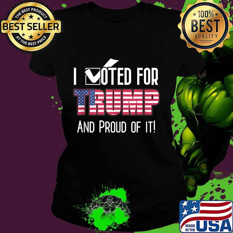 I voted for trump 2020 patriotic flag patriot american biden s Ladies tee I voted for trump 2020 patriotic flag patriot american biden s Ladies tee