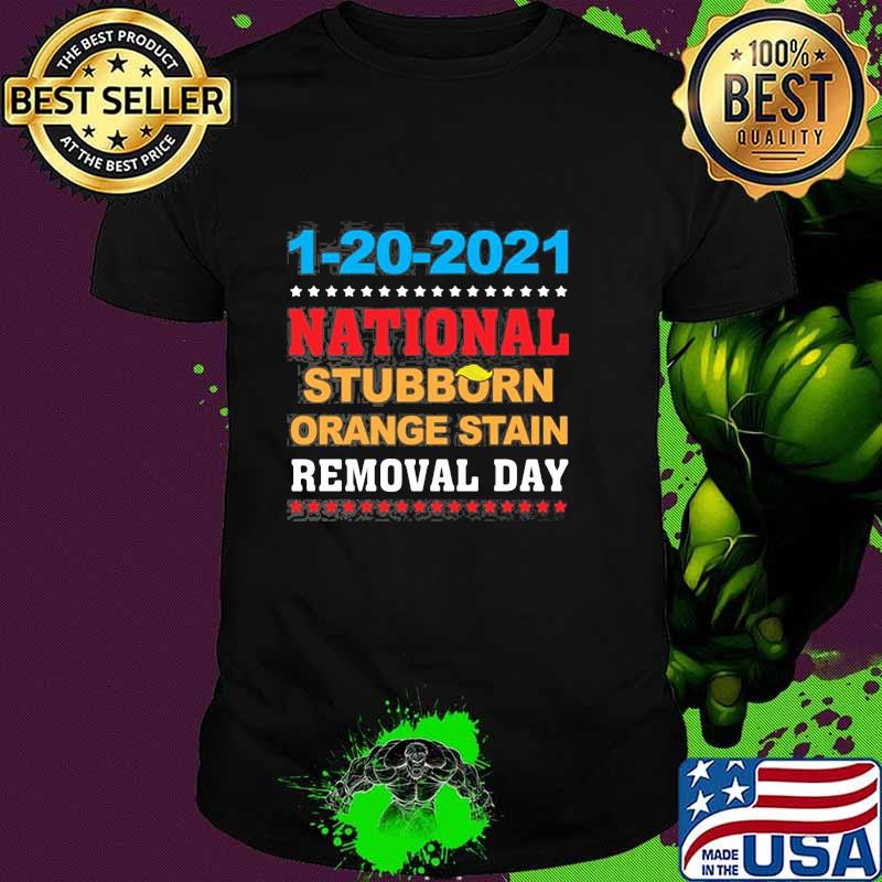 January 20th 2021 End Of An Error 2020 National Stubborn Orange Stain Anti Trump Shirt