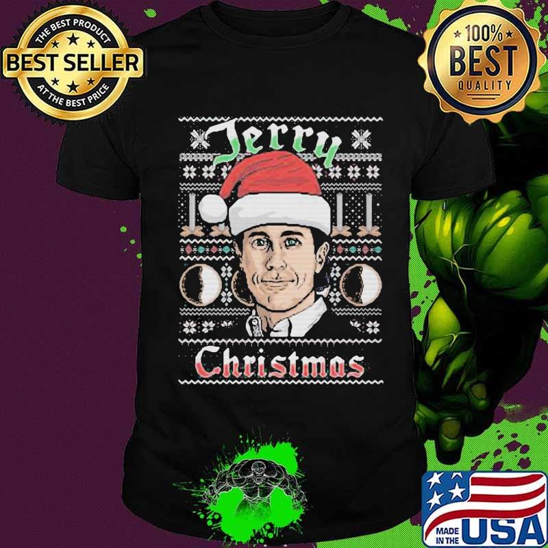 Jerry ugly merry christmas shirt