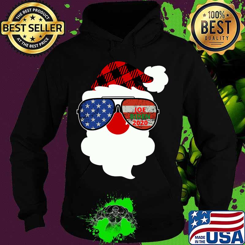 Joe biden 2020 american flag aviator sunglasses santa xmas s Hoodie Joe biden 2020 american flag aviator sunglasses santa xmas s Hoodie