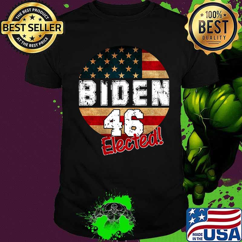 Joe Biden 46 2020 Political Elected For President American Flag Shirt