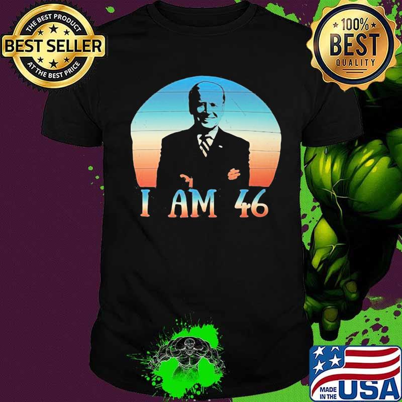 Joe biden i am 46 vintage retro shirt