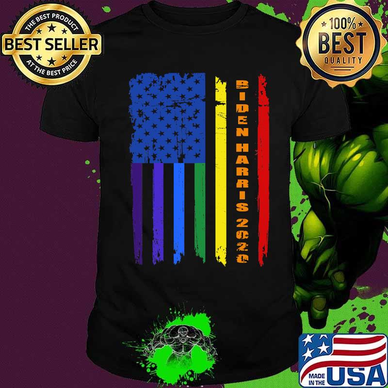 Joe Biden Kamala Harris 2020 LGBTQ American Flag Shirt