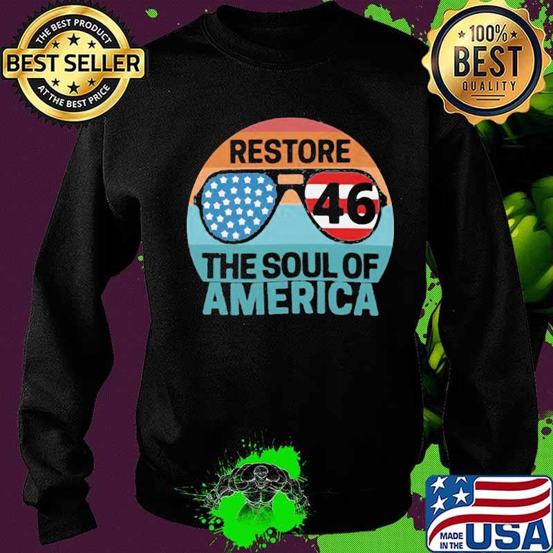 Joe biden restone 46 the soul of america vintage retro s Sweater Joe biden restone 46 the soul of america vintage retro s Sweater