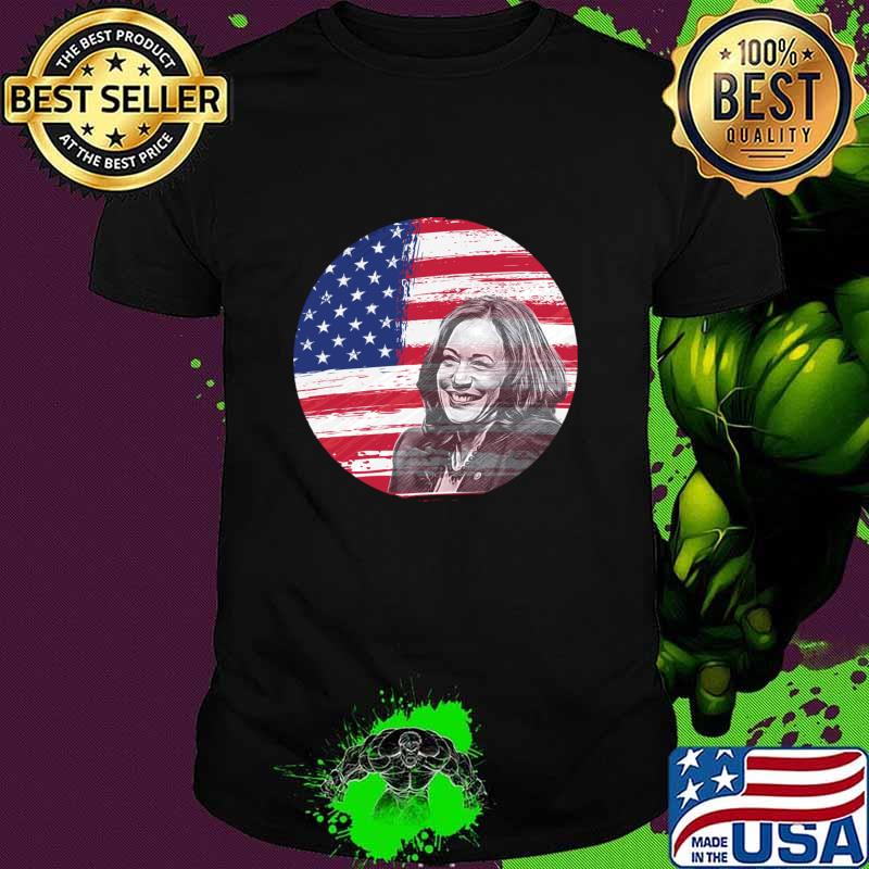 Kamala Harris Smile Making History 2020 Mvp American Flag Shirt