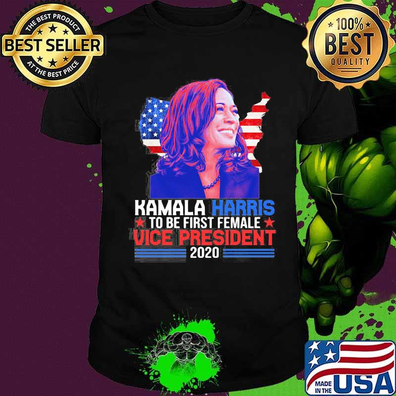 Kamala harris to be first female vice president 2020 stars shirt