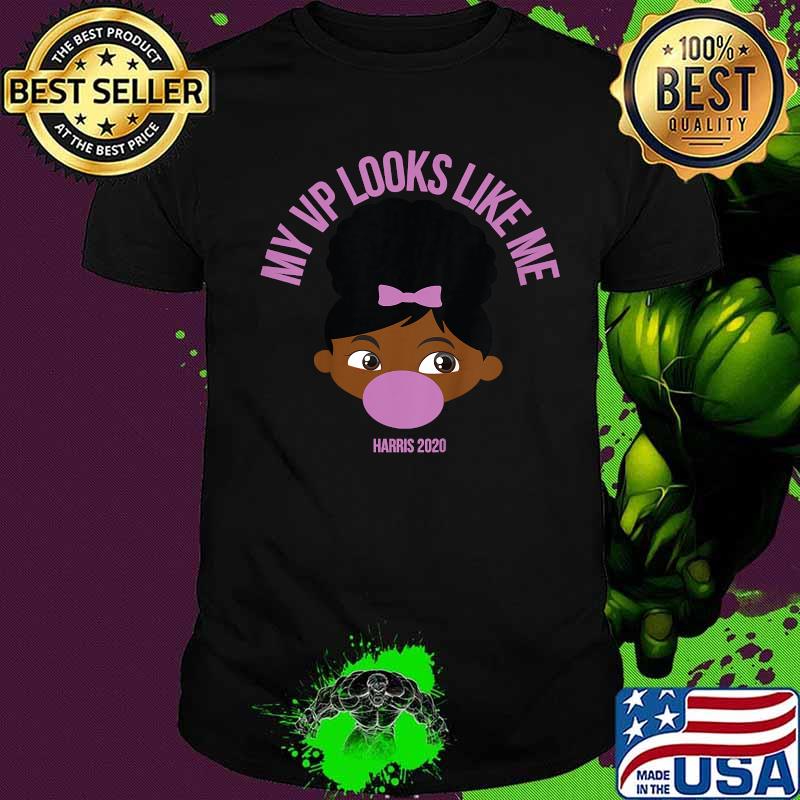 Kids my vp looks like me toddler kids black girls shirt