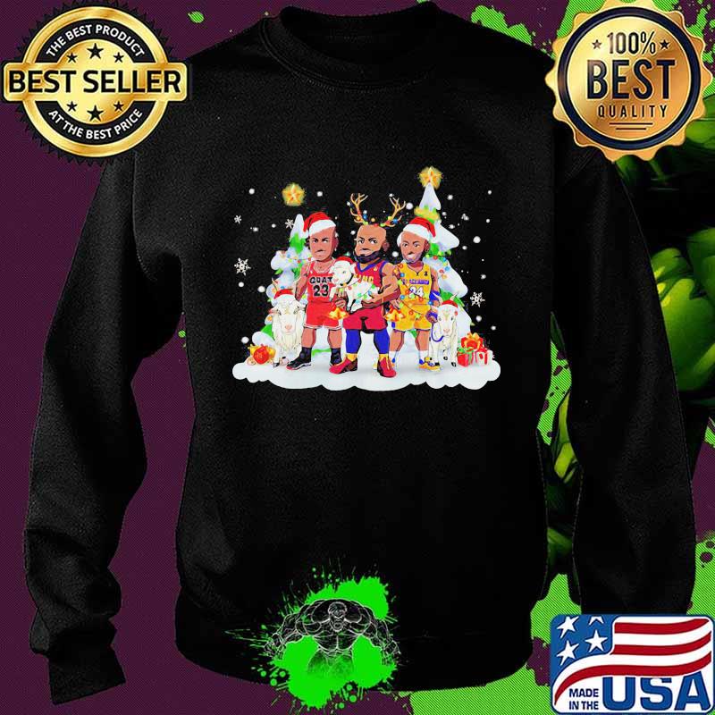 Kobe bryant michael jordan lebron james merry christmas s Sweater Kobe bryant michael jordan lebron james merry christmas s Sweater