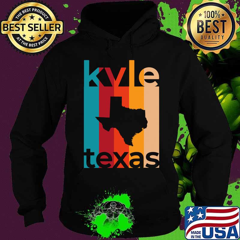 Kyle Texas Map Vintage Retro Shirt Hoodie Kyle Texas Map Vintage Retro Shirt Hoodie