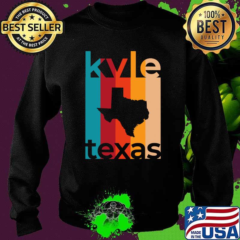 Kyle Texas Map Vintage Retro Shirt Sweater Kyle Texas Map Vintage Retro Shirt Sweater