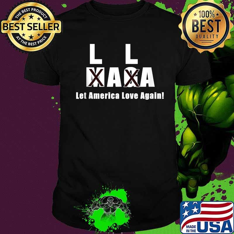 Lala Let America Love Again Drop Shadow Shirt