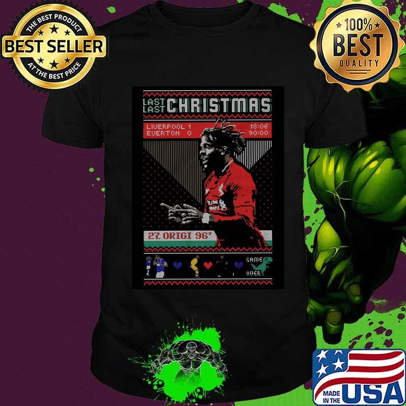 Last christmas liverpool everton 27 divock origi game over shirt