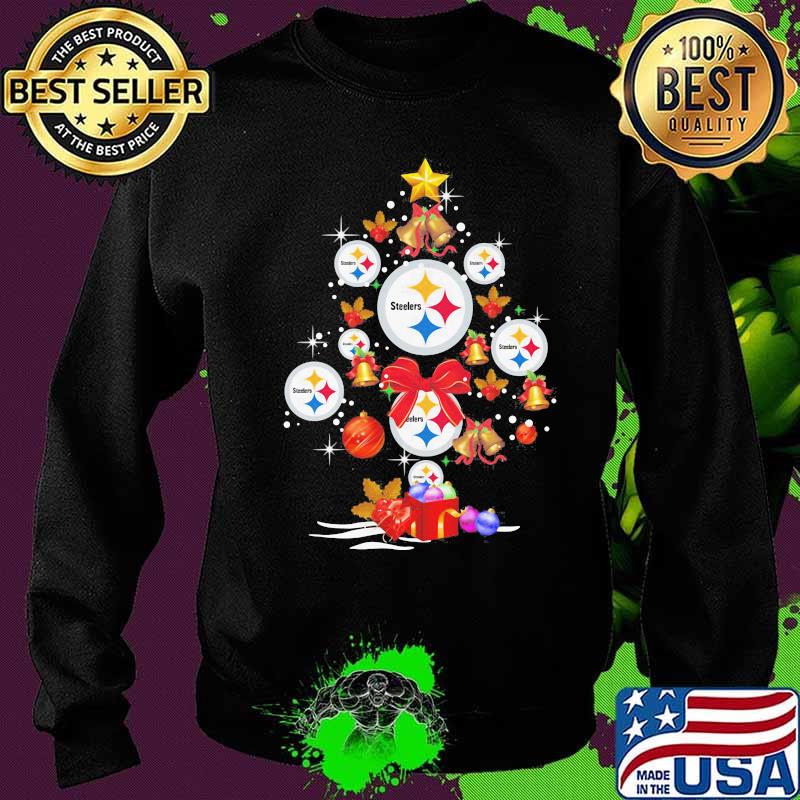 Logo Steelers Christmastree Merry Xmas Shirt Sweater Logo Steelers Christmastree Merry Xmas Shirt Sweater