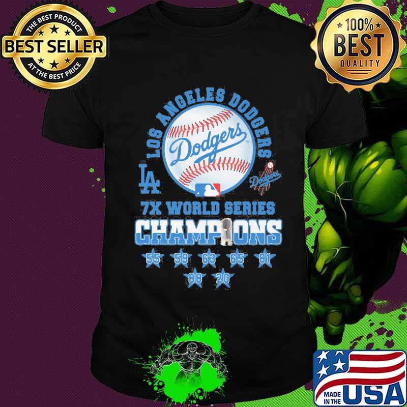 Los angeles dodgers 7x world series champions shirt Los angeles dodgers 7x world series champions shirt