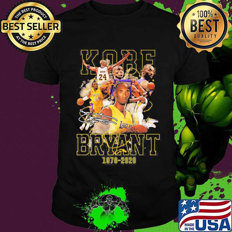 Los angeles lakers kobe bryant bryant 1978 2020 signature shirt
