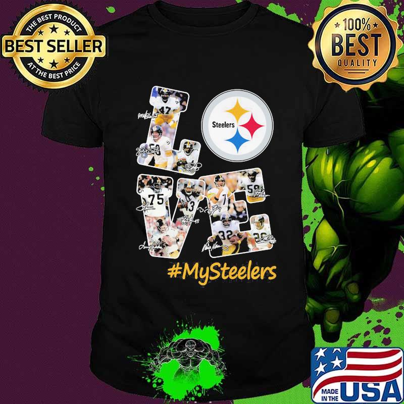 Love My Steelers Lip Footballs Shirt