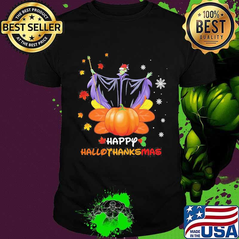 Maleficent happy hallothanksmas shirts