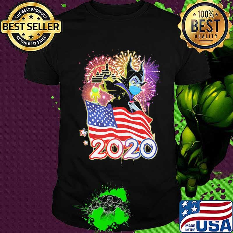 Maleficent mask american flag 2020 shirt