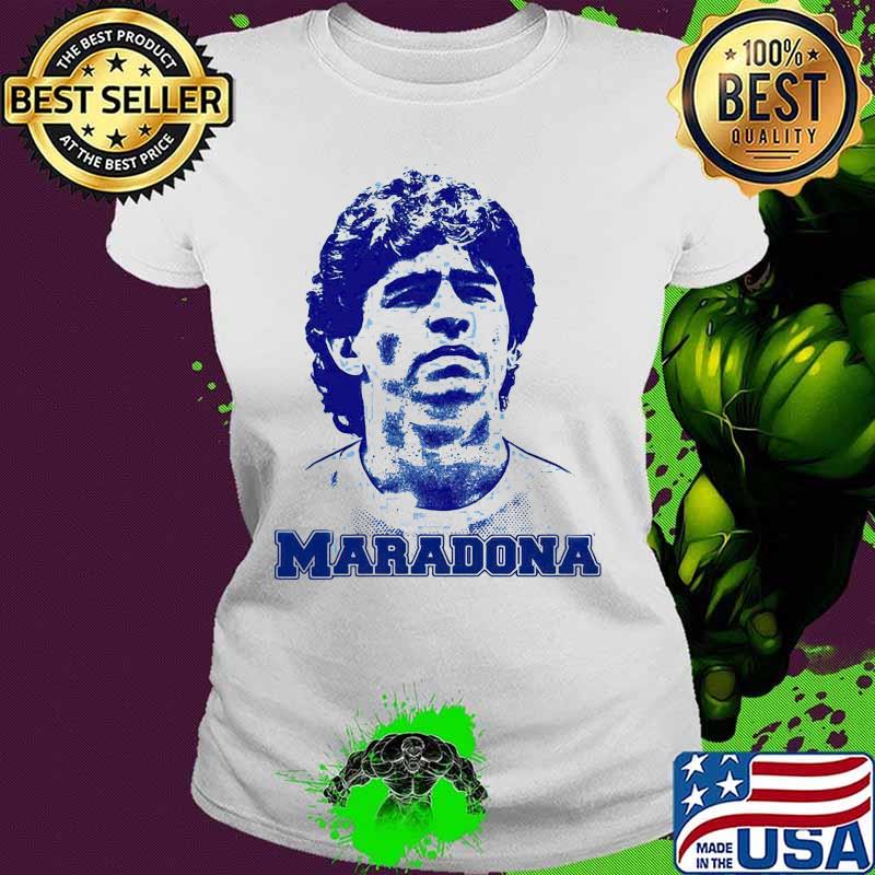Maradona Football Legend Argentina Tee World Cup N10 Shirt Ladies tee Maradona Football Legend Argentina Tee World Cup N10 Shirt Ladies tee