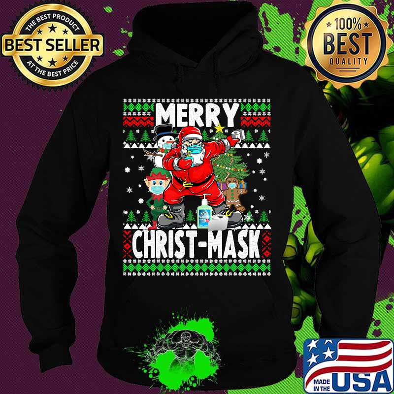 Merry Christmas 2020 Santa Dabbing Christ-Mask Light Shirt Hoodie Merry Christmas 2020 Santa Dabbing Christ-Mask Light Shirt Hoodie
