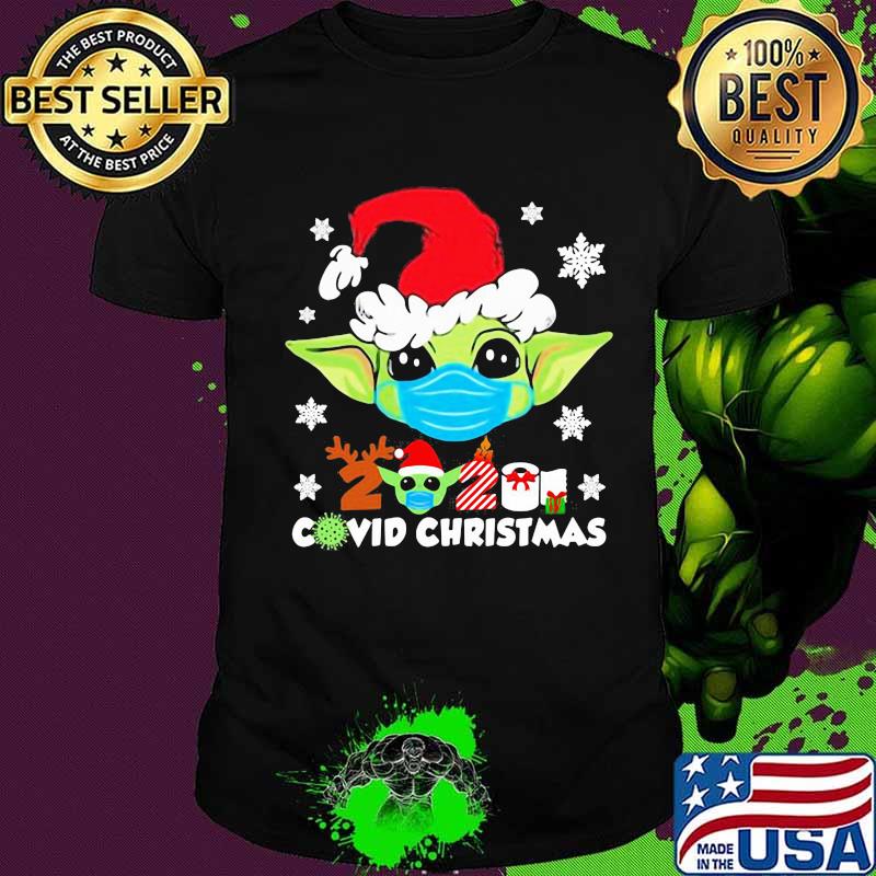 Merry christmas baby yoda covid-19 mask shirt