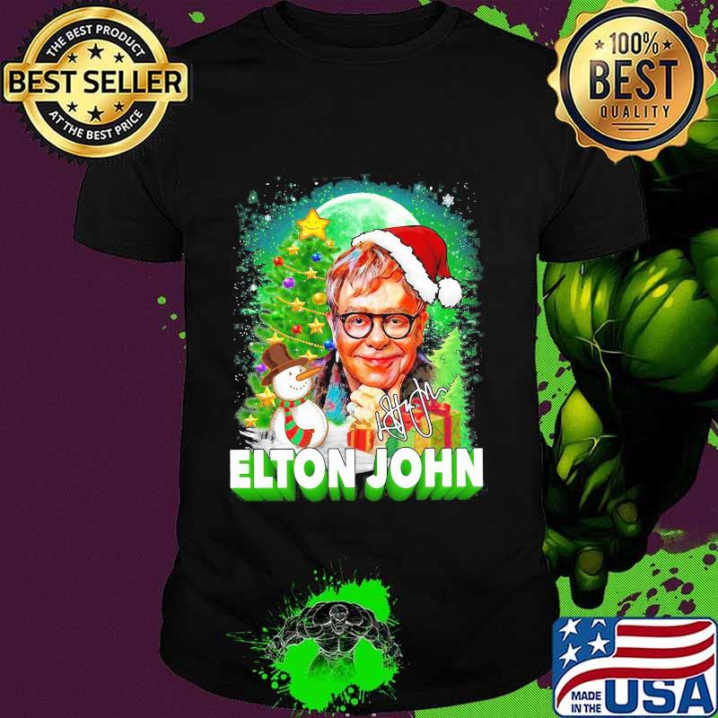 Merry christmas elton john signature shirt