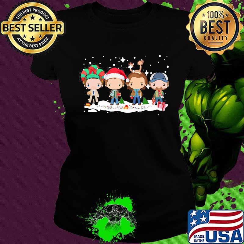 Merry christmas friends hat gift snow s Ladies tee Merry christmas friends hat gift snow s Ladies tee