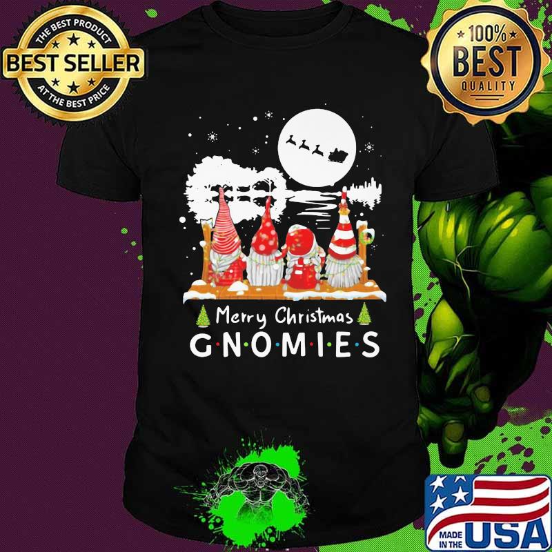 Merry christmas gnomes guitar river shirt