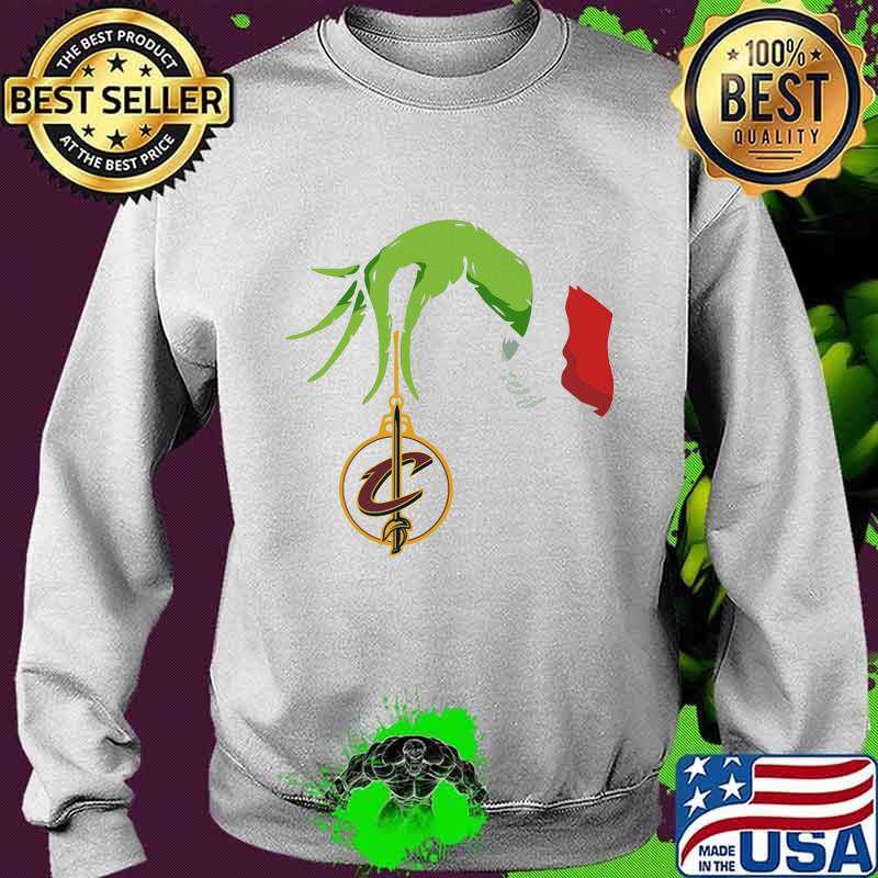 Merry christmas grinch holding cleveland cavallers logo s Sweater Merry christmas grinch holding cleveland cavallers logo s Sweater